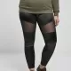 Дамски клин в черно Ladies Shiny Tech Mesh Leggings, Клинове - Hoodstyle.bg