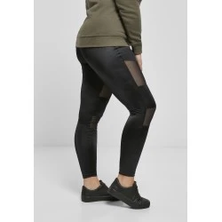 Дамски клин в черно Ladies Shiny Tech Mesh Leggings