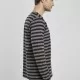 Мъжка блуза в черно и бежово Urban Classics Regular Stripe LS, Блузи - Hoodstyle.bg