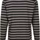 Мъжка блуза в черно и бежово Urban Classics Regular Stripe LS, Блузи - Hoodstyle.bg