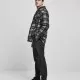 Мъжко карирано яке в черно Urban Classics Plaid Teddy Lined, Якета Пролет / Есен - Hoodstyle.bg