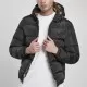Двулицево мъжко яке в камуфлажен цвят от Urban Classics Reversible Hooded Puffer, Зимни якета - Hoodstyle.bg
