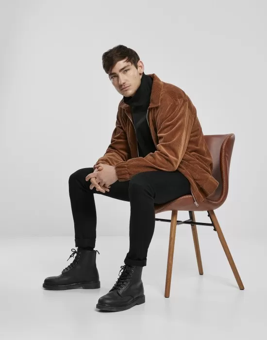 Мъжко яке в кафяво Urban Classics Boxy Corduroy, Якета - Hoodstyle.bg