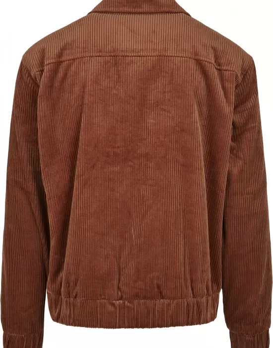 Мъжко яке в кафяво Urban Classics Boxy Corduroy, Якета - Hoodstyle.bg