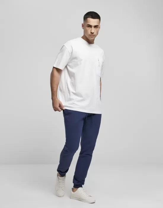 Мъжко долнище в тъмносин цвят Urban Classics от органичен памук, Долнища - Hoodstyle.bg