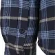 Мъжко яке в светлосиньо и тъмносиньо каре Urban Classics Plaid Quilted Shirt, Якета Пролет / Есен - Hoodstyle.bg