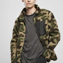 Мъжко яке в камуфлажен цвят Sherpa Jacket wood camo