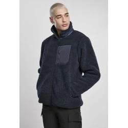 Мъжко яке Urban Classics Sherpa в тъмносин цвят
