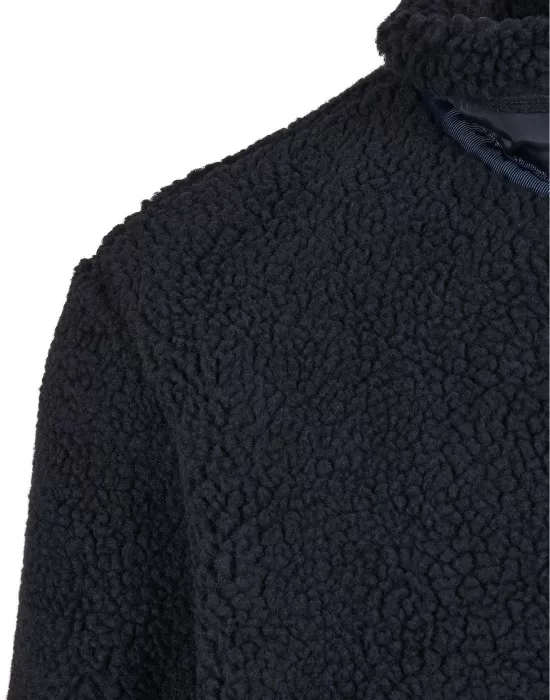 Мъжко яке Urban Classics Sherpa в тъмносин цвят, Якета Пролет / Есен - Hoodstyle.bg