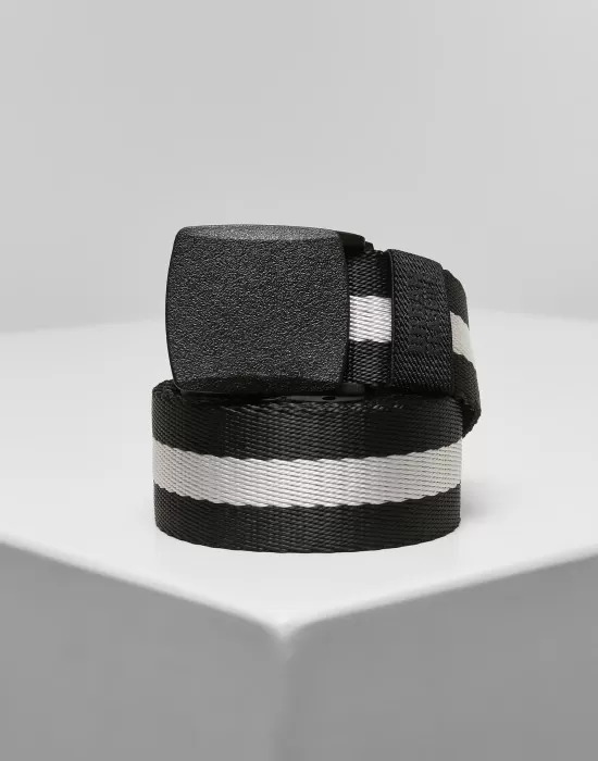 Колан в черен цвят Urban Classics Centre Stripe, Колани - Hoodstyle.bg