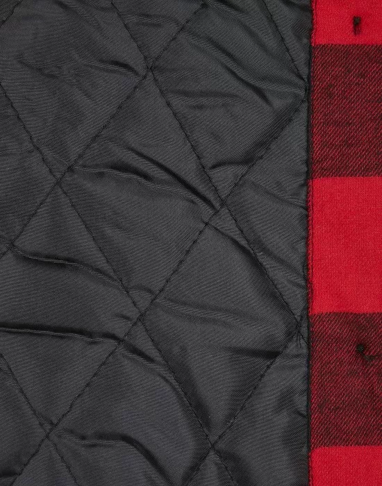 Мъжка подплатена карирана риза Urban Classics, Ризи - Hoodstyle.bg