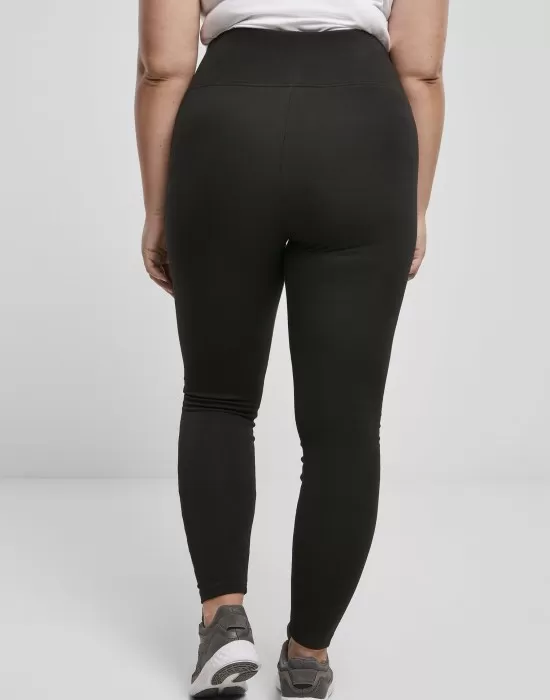 Дамски клин в черно от Urban Classics Ladies High Waist Branded, Клинове - Hoodstyle.bg