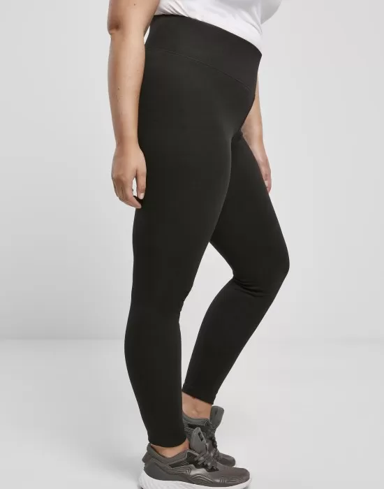 Дамски клин в черно от Urban Classics Ladies High Waist Branded, Клинове - Hoodstyle.bg