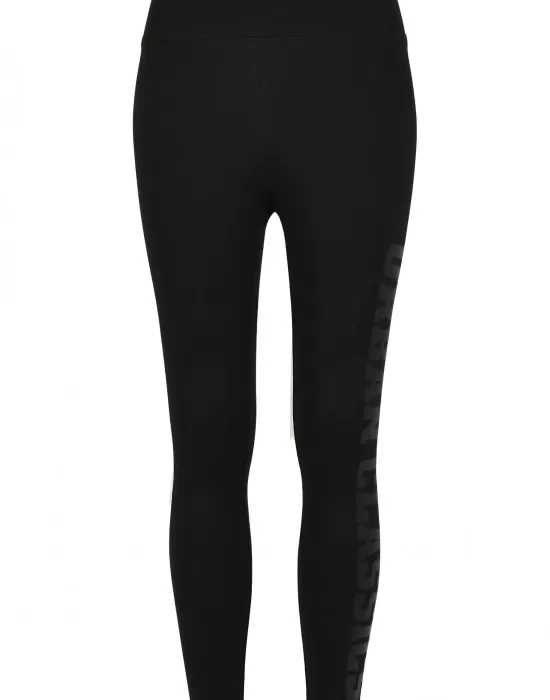 Дамски клин в черно от Urban Classics Ladies High Waist Branded, Клинове - Hoodstyle.bg