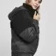 Дамско яке в черно Ladies Sherpa Mix Pull Over Jacket, Якета - Hoodstyle.bg