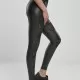 Дамски клин в черно от Urban Classics Ladies Tech Mesh Faux Leather, Клинове - Hoodstyle.bg