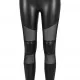 Дамски клин в черно от Urban Classics Ladies Tech Mesh Faux Leather, Клинове - Hoodstyle.bg
