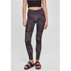 Дамски клин в черен цвят Urban Classics Ladies AOP Leggings