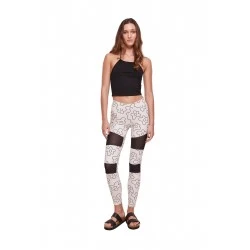 Дамски клин в цвят екрю Urban Classics Ladies AOP Leggings