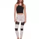Дамски клин в цвят екрю Urban Classics Ladies AOP Leggings, Клинове - Hoodstyle.bg