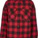 Дамска леко подплатена риза в червено Ladies Flanell Padded Overshirt, Якета - Hoodstyle.bg