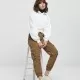 Дамски суичър в бял цвят Ladies Organic Gathering Batwing Hoody, Суичъри - Hoodstyle.bg