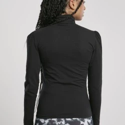 Дамска блуза в черно от Urban Classics Ladies Puffer Sleeve 
