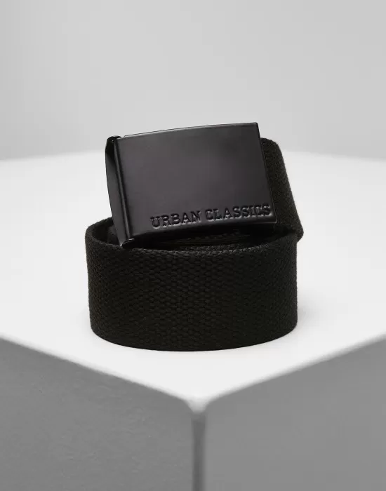 Текстилен колан URBAN CLASSICS BUCKLE CANVAS, Аксесоари - Hoodstyle.bg