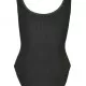 Боди в черен цвят Urban Classics Ladies Shiny Rib Body, Жени - Hoodstyle.bg