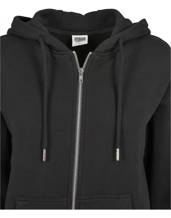 Дамски суичър в черен цвят Urban Classics от органичен памук, Суичъри - Hoodstyle.bg