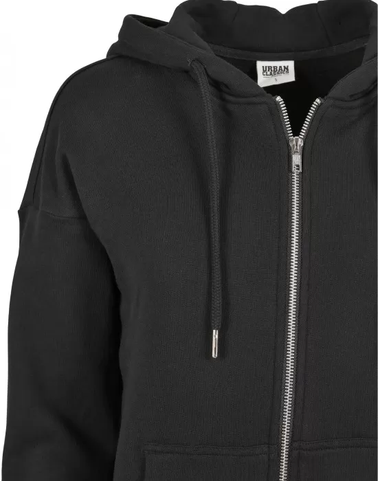 Дамски суичър в черен цвят Urban Classics от органичен памук, Суичъри - Hoodstyle.bg