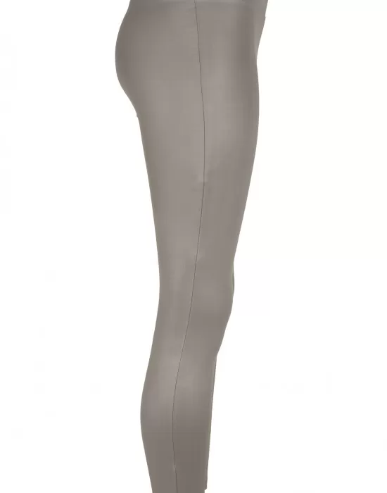 Дамски клин в сив цвят Urban Classics Ladies Imitation Leather Leggings, Клинове - Hoodstyle.bg