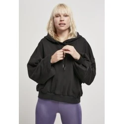 Дамски суичър в черен цвят Urban Classics от органичен памук