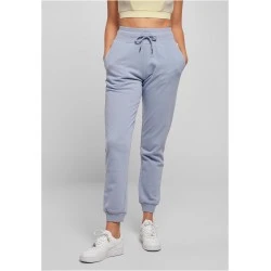 Дамско долнище в светлолилав цвят Urban Classics Ladies High Waist Pants