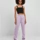 Дамско спортно долнище в светлолилав цвят Ladies High Waist Pants, Долнища - Hoodstyle.bg