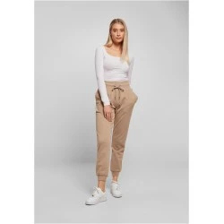 Дамско спортно долнище в бежов цвят Ladies High Waist Pants