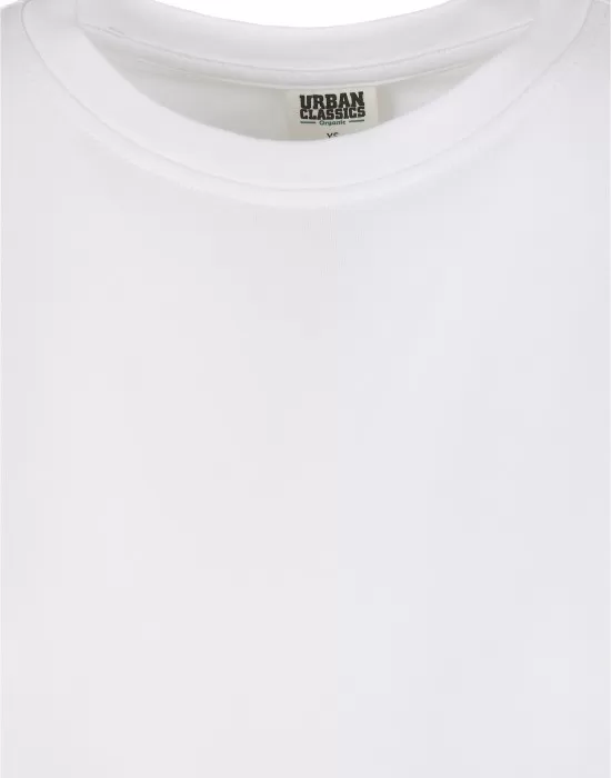 Дамска рокля в бял цвят Urban Classics от органичен памук, Рокли - Hoodstyle.bg