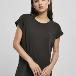 Дамска дълга тениска в черен цвят Urban Classics 