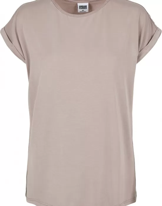 Дамска дълга тениска в цвят пепел от рози Urban Classics, Тениски - Hoodstyle.bg