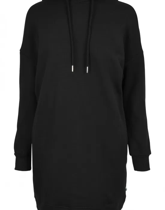 Дамска суичър рокля в черен цвят Urban Classics от органичен памук, Суичъри - Hoodstyle.bg