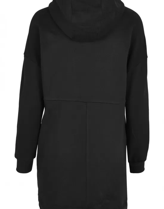 Дамска суичър рокля в черен цвят Urban Classics от органичен памук, Суичъри - Hoodstyle.bg