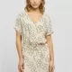 Дамски къс гащеризон в цвят екрю Urban Classics Ladies Jumpsuit, Жени - Hoodstyle.bg
