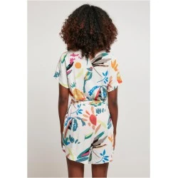 Дамски гащеризон на цветя Ladies Short Viscose Belt 