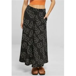 Дамска дълга пола в черен цвят Urban Classics Ladies Midi Skirt
