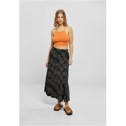 Дамска дълга пола в черен цвят Urban Classics Ladies Midi Skirt