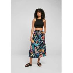 Дамска пола на цветя Ladies Viscose Midi Skirt1