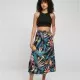 Дамска пола на цветя Ladies Viscose Midi Skirt1, Поли - Hoodstyle.bg