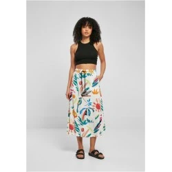 Дамска пола на цветя Ladies Viscose Midi Skirt