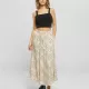Дамска дълга пола в цвят екрю Urban Classics Ladies Midi Skirt, Поли - Hoodstyle.bg