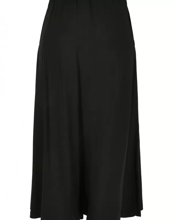 Дамска пола в черен цвят Urban Classics Viscose Midi, Поли - Hoodstyle.bg